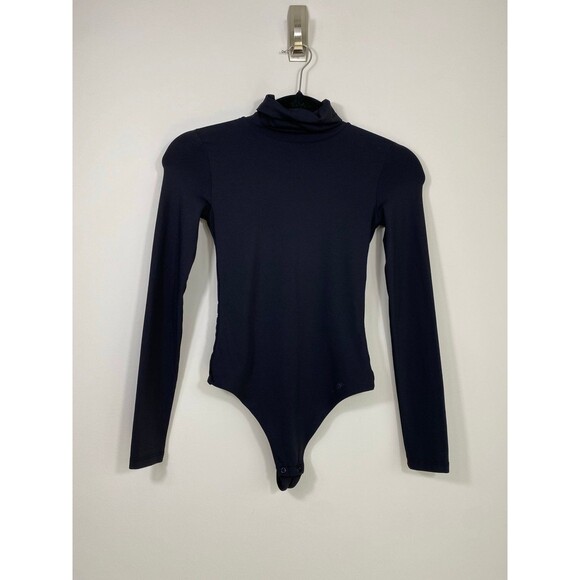 Aritzia Tops - Aritzia Contour Black Turtleneck Bodysuit Long Sleeve XS